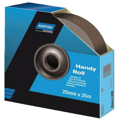 Image de NORTON 63642531794 rouleau ponceur RTH RHR 38x25000 R222 grain 400