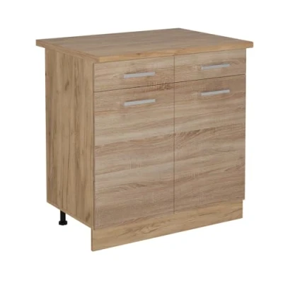 Afbeelding van Vicco Keukenonderkast R Line, Sonoma/Krachtige Eik goud, 80 cm , WB