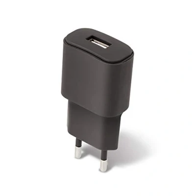 Afbeelding van FOREVER USB snellader 2A universele voeding voor mobiele telefoons, smartphones, tablets, UVM, oplaadadapter, wandstekkeradapter, stopcontact (zwart)