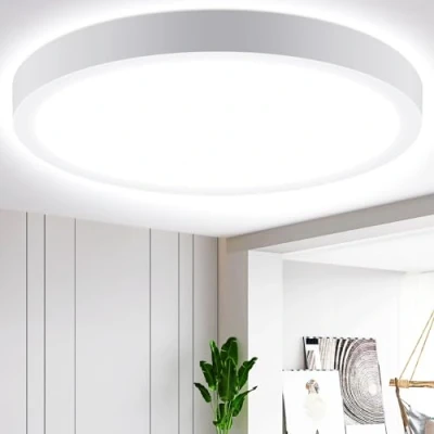 Afbeelding van Aigostar led plafondlamp, 24 W, komt overeen met 162 2700 lm, hoge helderheid, koudwit, 6500 K, lamp, plafond, geschikt voor woonkamer, keuken, slaapkamer, hal, binnen Ø 289 x mm
