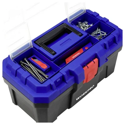 Afbeelding van Gereedschapskist Workpro PVC Plastic 41 x 23 20,5 cm