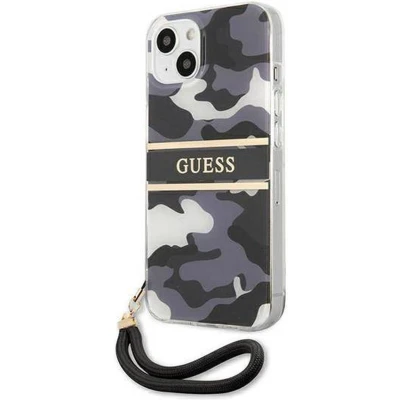 Afbeelding van GUESS CAMO STRAP COLLECTION IPHONE 13 MINI HOESJE