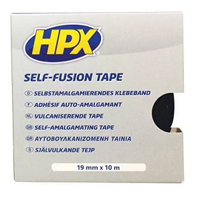 Afbeelding van HPX Vulcaniserende Tape 19 Mm X 10 Meter Zwart Lijm, Kit &amp;