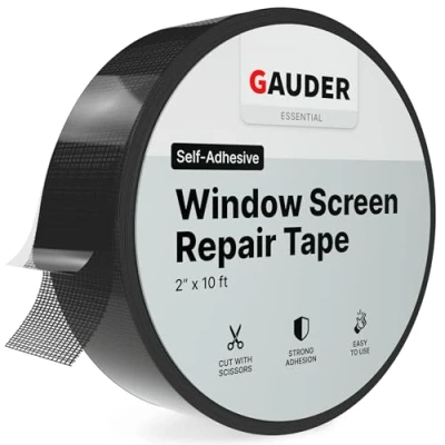 Afbeelding van GAUDER Reparatietape voor vliegengaas (50 mm x 3 m), reparatieset deuren en ramen