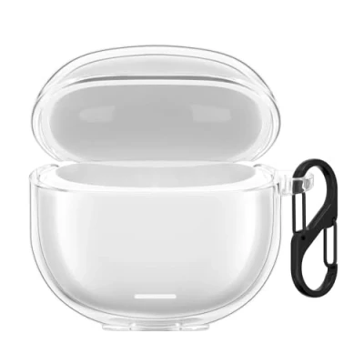 Afbeelding van kwmobile Earphones Case Compatible with Xiaomi Redmi Buds 6 Lite Crystal TPU Two Part Earbuds Transparent