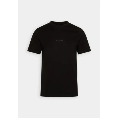 Afbeelding van Guess AIDY TEE Tshirt basic, Heren, Maat: Medium, Jet black