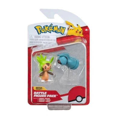 Afbeelding van Boti Battle Figuren Chespin &amp; Beldum, 2st.