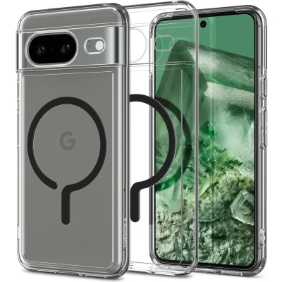 Afbeelding van Spigen Ultra Hybrid TPU Magfit Back Cover Transparant Google Pixel 8