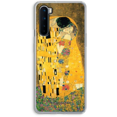 Afbeelding van Case Company® hoesje geschikt voor OnePlus Nord Der Kuss Soft Cover Telefoonhoesje Bescherming aan alle Kanten en Schermrand