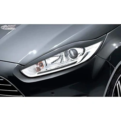 Image de RDX Racedesign Spoilers de phares compatible avec Ford Fiesta VII Facelift 2012 2017 (ABS)