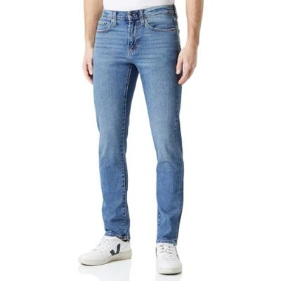 Image de Amazon Essentials Jean Coupe Athlétique Men&#039;s, Délavé Clair, 33W / 32L