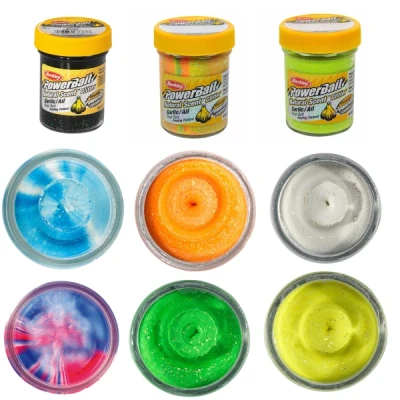 Image de Powerbait EU NTGL Pâte Ail Pailletée Truites Kleur : Garlic Black Glitter