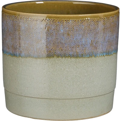 Afbeelding van Mica Decorations Olof Bloempot H20 x Ø22 cm Donkerblauw