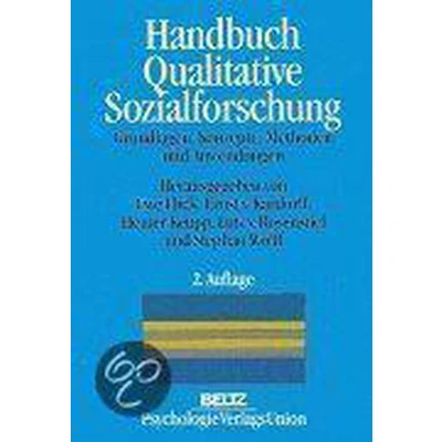 Afbeelding van Handbuch Qualitative Sozialforschung
