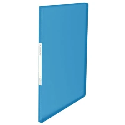 Afbeelding van Esselte Vivida documentenmap, flexibel, polypropyleen, met 20 hoezen, A4, 40 vellen, blauw