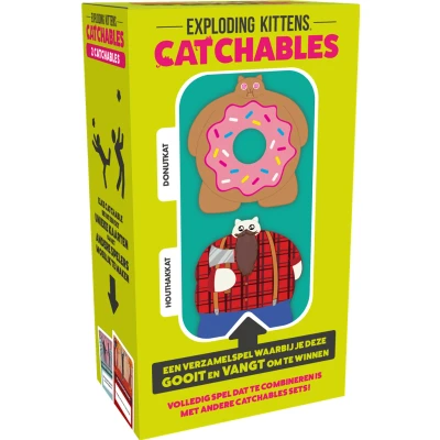 Afbeelding van Exploding Kittens: Catchables Houthakkat &amp; Donutkat (NL)