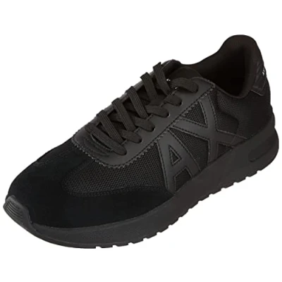 Afbeelding van Armani Exchange Dusseldorf Sneakers voor heren, zwart., 41 EU