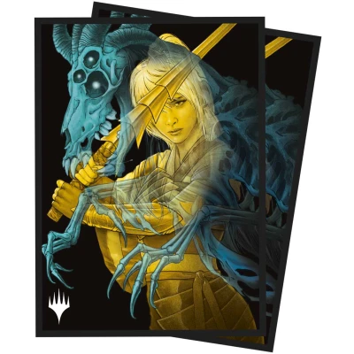 Afbeelding van Ultra PRO Duskmourn 100 stuks kaartspelhoezen met hoofdpersonage Mythic 1 voor Magic: The Gathering