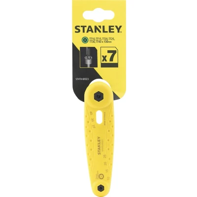 Afbeelding van STANLEY STHT0 69323 7 delige Torx Stiftsleutelset T10 T15 T20 T25 T27 T30 T40 Compact ontwerp