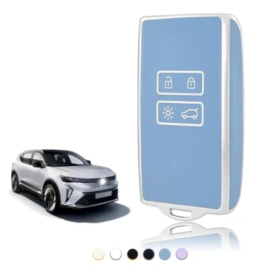 Afbeelding van TOOMUME Autosleutelhoes voor Renault Scenic Megane Talisman Koleos Kadjar Clio Captur Espace Zoe Arcan Dacia Duster Smart Key beschermhoes