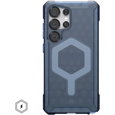 Afbeelding van UAG Hoesje Geschikt voor Samsung Galaxy S25 Ultra Siliconen Essential Armor Magsafe Blauw