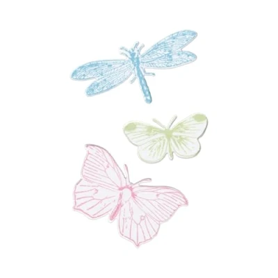 Afbeelding van Sizzix Framelits Die Set with Stamp Engraved Wings