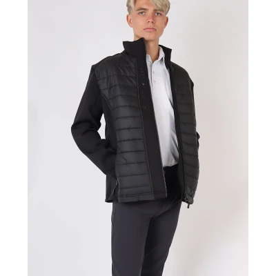 Afbeelding van Montar Jas Emanuel Quilt Zwart XXL