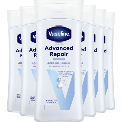 Afbeelding van Vaseline Advanced Repair Intensive Care Bodylotion 6 x 200 ml Voordeelverpakking