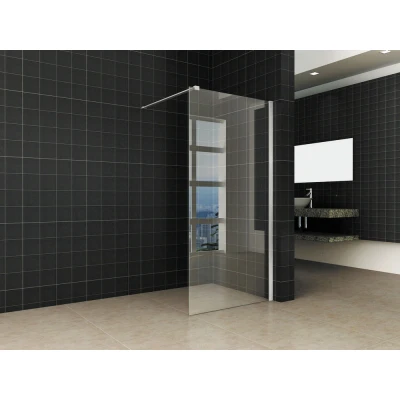 Afbeelding van Wiesbaden inloopdouche + RVS profiel 900x2000 10mm NANO glas