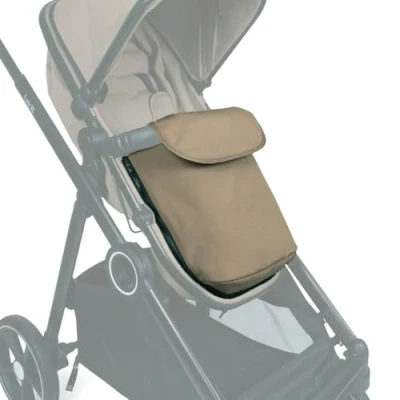 Afbeelding van Baninni Voetenzak voor Duo Kinderwagen Luiz XL Taupe