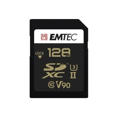 Image de EMTEC V90 Ultra Pro Carte mémoire flash 128 Go Video Class / UHS II U3 SDXC