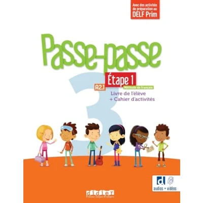 Afbeelding van PASSE 3 NIV.A2.1 ETAPE 1 LIVRE + CAHIER DIDIER.APP