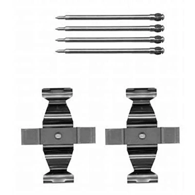 Afbeelding van HELLA 8DZ 355 204 301 Accessoireset, schijfremblok MERCEDES BENZ: C Class T modell, Saloon, CLK Convertible
