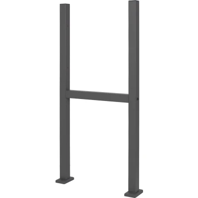 Afbeelding van Brievenbusstandaard 120,5x56,5 cm antraciet staal ML Design