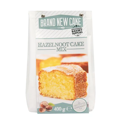 Afbeelding van BrandNewCake Hazelnootcake mix 400g. Glutenvrij