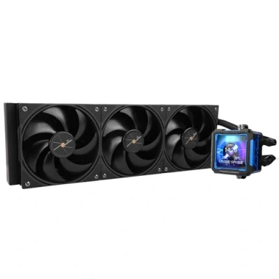 Afbeelding van Thermalright FWPRO 360 Black CPU AIO koeler met IPS LCD display 320 x resolutie voor AM5&amp;Intel 1700/1851, krachtige watergekoelde afneembaar van