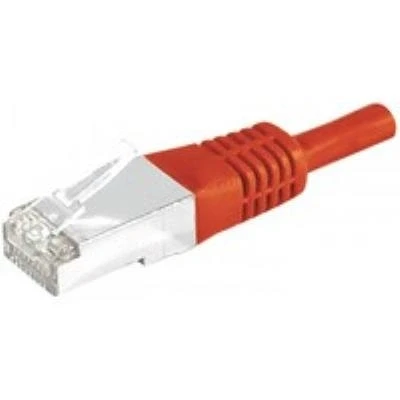 Image de Cordon RJ45 patch SSTP CAT 6 Rouge 10,00 m