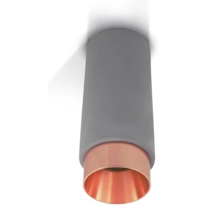 Afbeelding van V TAC VT 865 MRC LED spots opbouwfittingen GU10 IP20 grijs+mat roségoud 5 jaar