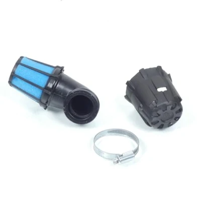 Afbeelding van Luchtfilter Polini Blue Air Box Small 32mm haaks
