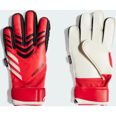 Afbeelding van adidas Performance Predator Match Fingersave Keepershandschoenen Kids Kinderen Rood 4 1/2