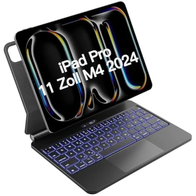 Afbeelding van Inateck KB09121_BLACK GRAY, Toetsenbord, Apple, iPad Pro 11, Zwart, 1 stuk(s)