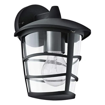 Afbeelding van Wandlamp Neerwaarts Zwart Aloria Eglo