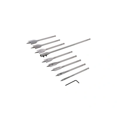 Afbeelding van Silverline 10 delige speedboor en verlengarm set 6 32 mm