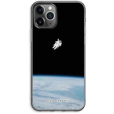 Afbeelding van Case Company® hoesje geschikt voor iPhone 11 Pro Max Alone in Space Soft Cover Telefoonhoesje Bescherming aan alle Kanten en Schermrand