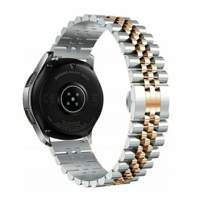 Afbeelding van Garmin Forerunner 255 Stalen band Zilver / rosé goud