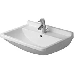 Afbeelding van Duravit Philippe Starck 3 wastafel 55x43cm wit Tijdloze uitstraling