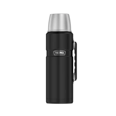Afbeelding van Thermos thermosfles van roestvrij staal, zwart, 9,5 x 31,3 cm