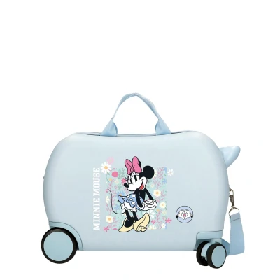 Afbeelding van Minnie Mouse Happy Rolling Suitcase 4 Wheels 45 cm Light Blue