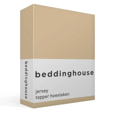 Afbeelding van Beddinghouse Jersey Topper Hoeslaken 180x200/220 Camel