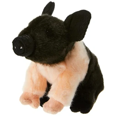 Afbeelding van Living Nature knuffel Black &amp; Pink Piglet